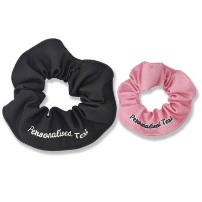 Personalised Scrunchie with Personalised Text