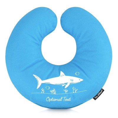 Travel Pillow with Personalised Travel Icon Theme