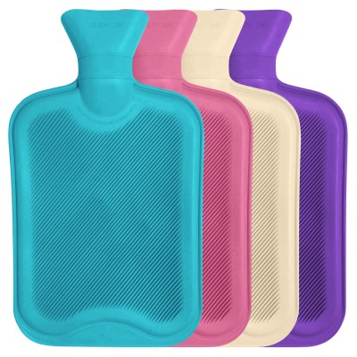 Standard 2 Litre Size Hot water Bottle Montage Image Showing All Colours