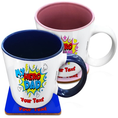 Personalised Mug with My Hero Mum Designs in Selection of Styles and Sizes