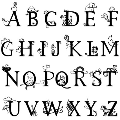 Personalised Childrens Mug Alphabet Montage HappySnapGifts