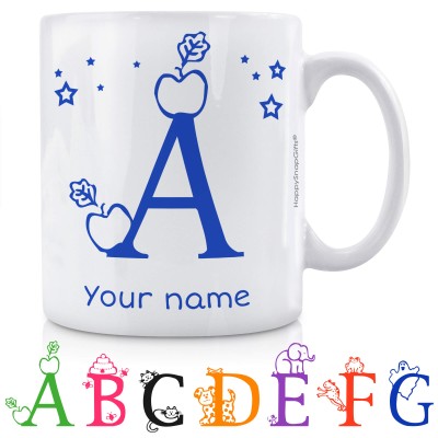 Personalised Childrens Mug with Optional Coaster from HappySnapGifts