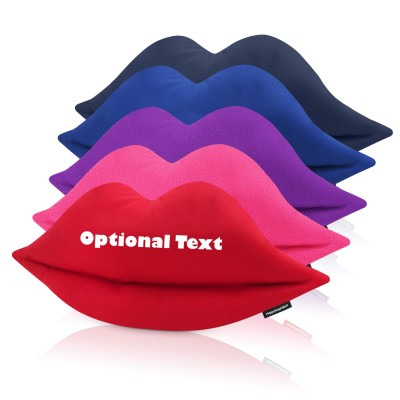 Personalised Lip Cushion Personalised with Text from HappSnapGifts