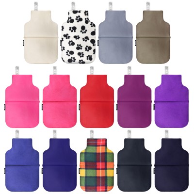 Wheat Bags Bottle Shaped Heat Pack available in Cotton and Fleece Fabrics Montage Image
