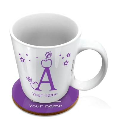 Personalised Childrens Mug with Optional Coaster