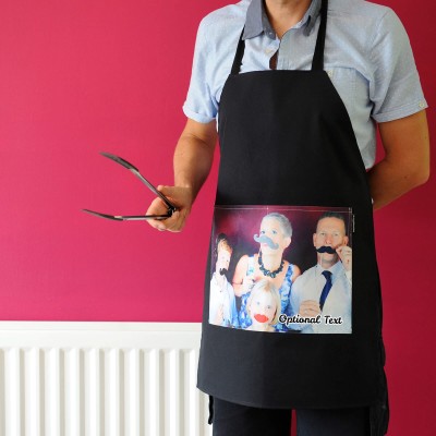 Apron Personalised with Photo Pocket