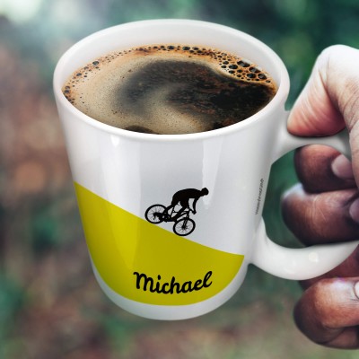 Personalised Cycling Mug