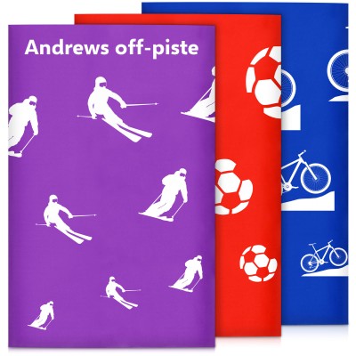 Personalised Snood Face Cover with Sporting Icon