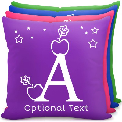 kids personalised alphabet cushion personalised with text