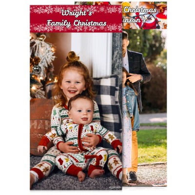 Personalised Christmas Photo Reveal Poster from HappySnapGifts®