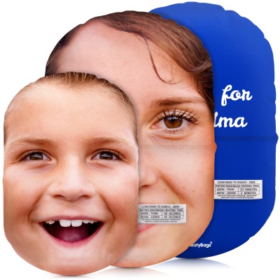 Face Cushion Microwave Heat Pack size options from WheatyBags®
