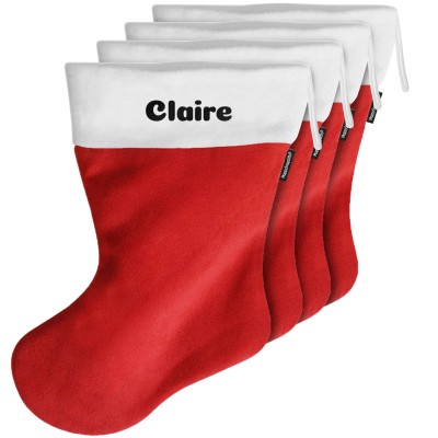 4 Pack of Personalised Family Stockings