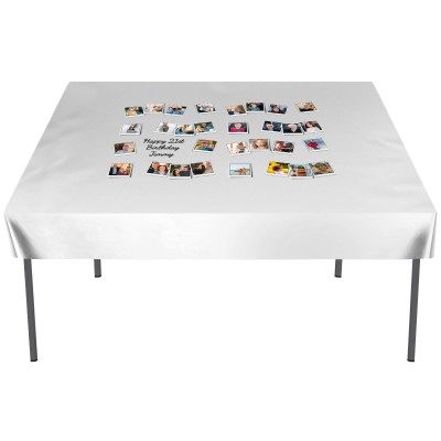 Personalised Photo Tablecloth from HappySnapGifts®