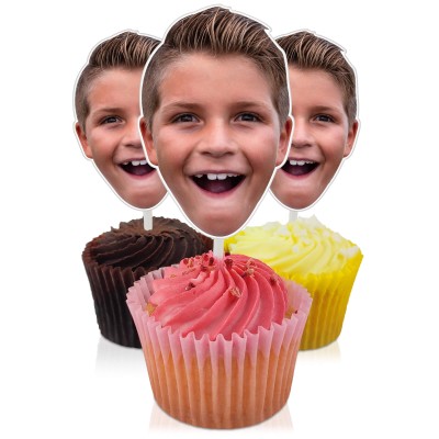 Photo Face Mask Cake Decorations from HappySnapGifts®