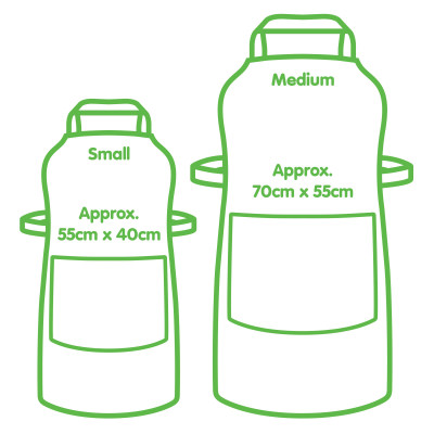 Kids Apron Size Comparison