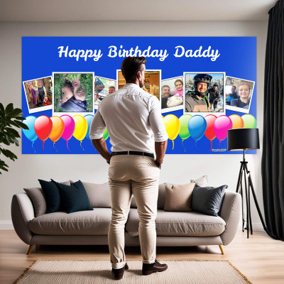 Personalised Photo Poster Banner from HappySnapGifts®