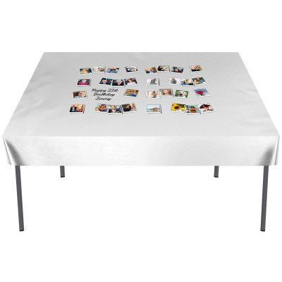 Personalised Photo Tablecloth from HappySnapGifts®