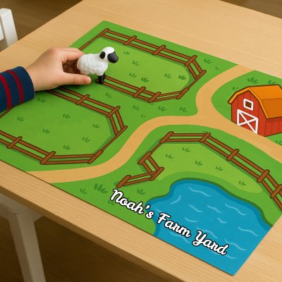 Farm Yard Play Mat by HappySnapGifts®
