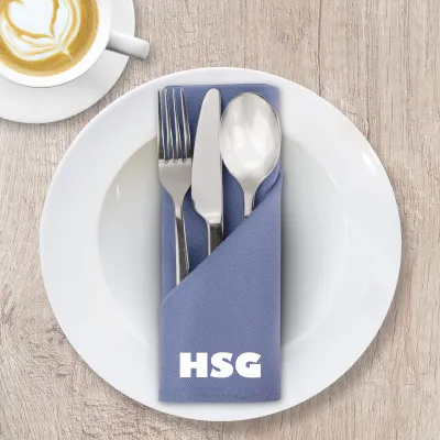 personalised napkins pack of 4 cotton fabric