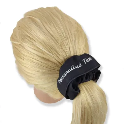 Personalised Scrunchie with Personalised Text
