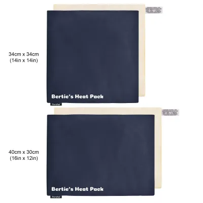 Wheat Bags Pet Warming Heat Pack for Cats, Dogs and Pets Size Options