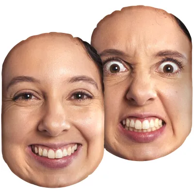 Two Faced Pillow Cushion from HappySnapGifts®
