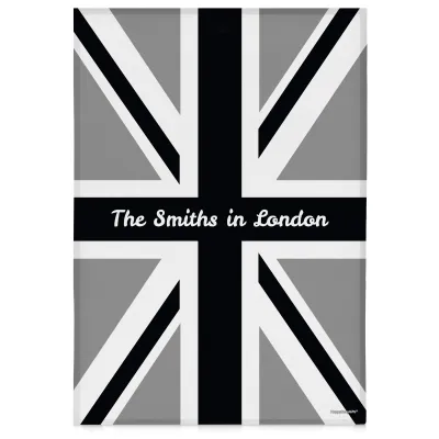 (58cm) Black & White (Personalised with Text)