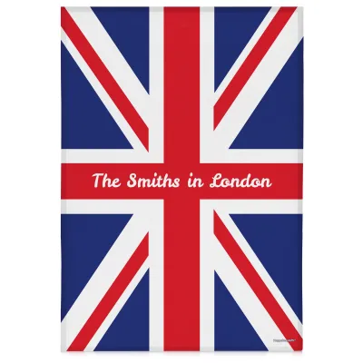 (58cm) Red, White and Blue (Classic) (Personalised with Text)