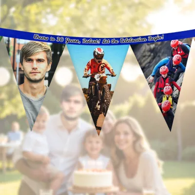 Personalised Photo Fabric Bunting from HappySnapGifts®