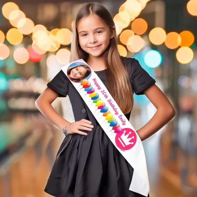 Kids Personalised Photo Sash from HappySnapGifts®