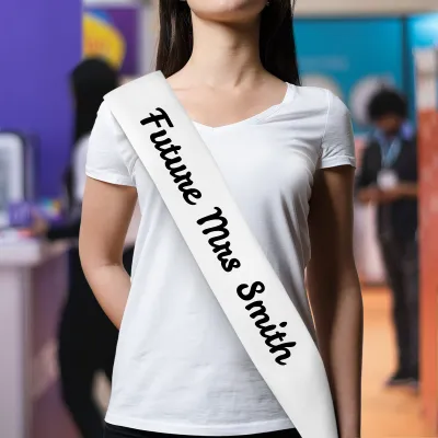 Personalised Text Sash by HappySnapGifts®