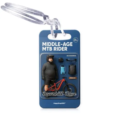 (9cm x 4.5cm) with Clear Loop (Personalised with Text)