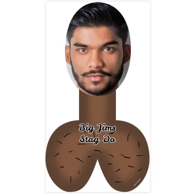 (Mid Skin Tone) 200cm x 90cm (70gsm) (Personalised with Text)