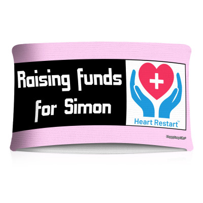 15cm (Tube Approx. 30cm x 7cm) Baby Pink (Personalised with Text)