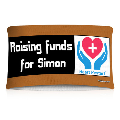 15cm (Tube Approx. 30cm x 7cm) Brown (Personalised with Text)