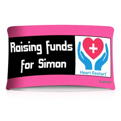 25cm (Tube Approx. 50cm x 7cm) Hot Pink (Fuchsia) (Personalised with Text)