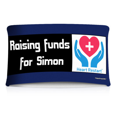 15cm (Tube Approx. 30cm x 7cm) Navy Blue (Personalised with Text)