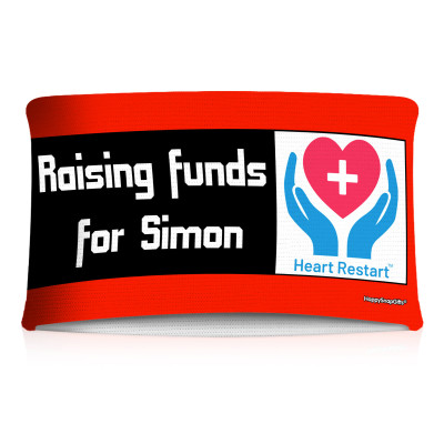 15cm (Tube Approx. 30cm x 7cm) Red (Personalised with Text)