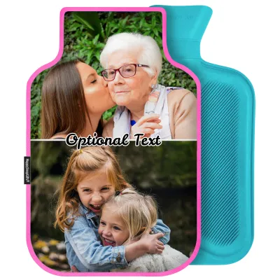 2 Litre - Hot Pink Cotton Fabric (Personalised with Text)