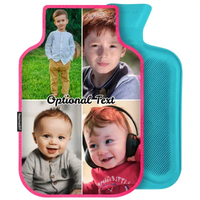 2 Litre - Hot Pink (Fuchsia) Fleece Fabric (Personalised with Text)