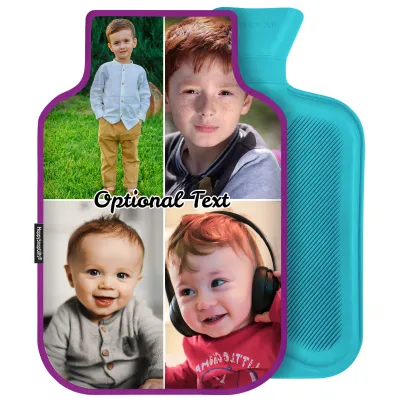 2 Litre - Purple Cotton Fabric (Personalised with Text)