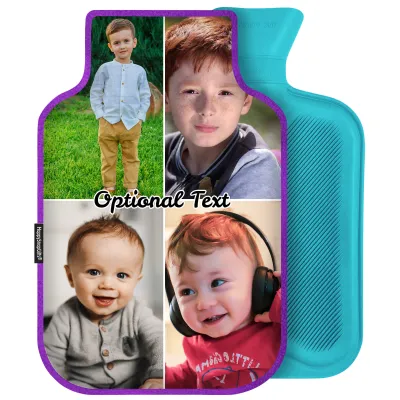 2 Litre - Purple Fleece Fabric (Personalised with Text)