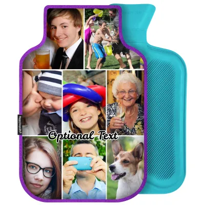 2 Litre - Purple Fleece Fabric (Personalised with Text)