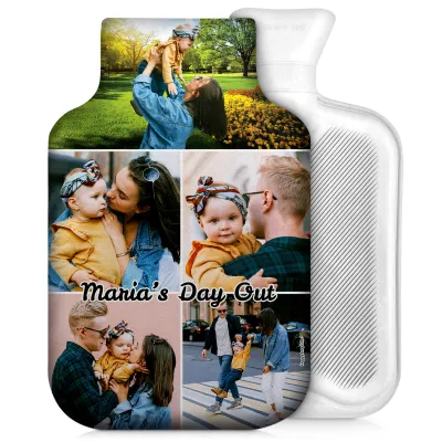 800ml - Royal Blue Fleece Fabric (Personalised with Text)