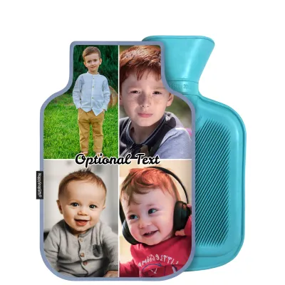 800ml - Gothic Blue Luxury Cotton Fabric (Personalised with Text)