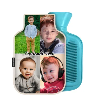 800ml - Natural Cotton Fabric (Personalised with Text)