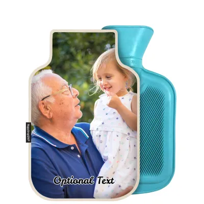 800ml - Natural Organic Cotton (Personalised with Text)