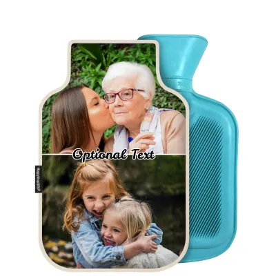 800ml - Natural Organic Cotton (Personalised with Text)