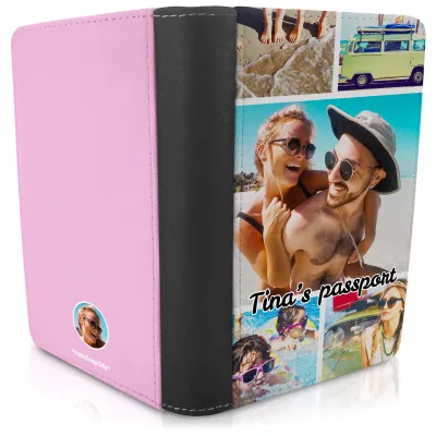 (UK Standard 21cm) (No Icon) Baby Pink (Personalised with Text)