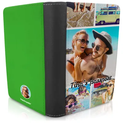 (UK Standard 21cm) (No Icon) Bright Green (Personalised with Text)